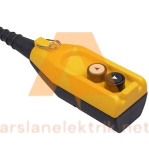 Emas PV2Z2  - 3 Gözlü  PV Serisi 2 Gözlü Tek Hızlı 1.Delik Kapalı Vinç Kumanda Kutusu