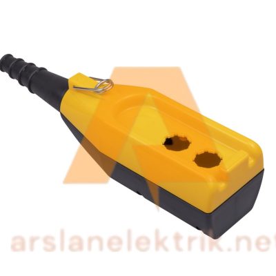 Emas PV2ZX - 2 Lİ Vinç Kumanda Kutusu Boş ; PV Serisi 2 Gözlü Boş 1.Delik Kapalı Vinç Kumanda Kutusu