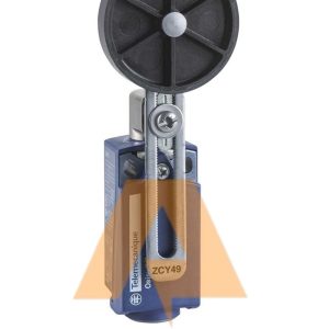 Telemecanique XCKP2149P16 Açısal Hareketli Kafa Uzunluğu Ayarlanabilir Plastik Makaralı Limit Kollu Siviç Kauçuk Makaralı Kol, Ø 50 mm