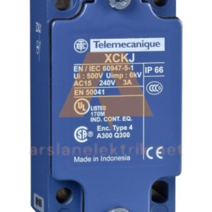 Telemecanique ZCK-J1 Limit Switch Gövdesi ; XCK-J serisi Nihayet Şalteri için 2 kutuplu NA+NK Ani Hareketli Kontak Gövde