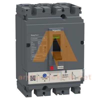 Schneider Electric LV510337 Easypact CVS 100F TM100D Devre Kesici 3P/3d 70-100 Amper